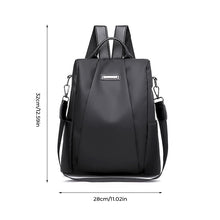 Laden Sie das Bild in den Galerie-Viewer, Wasserdichter Rucksack mit Diebstahlschutz für Damen