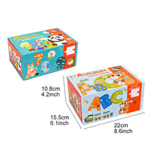 Laden Sie das Bild in den Galerie-Viewer, Buchstaben oder Nummer Tierpuzzle