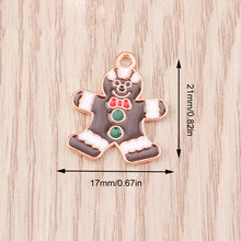 Laden Sie das Bild in den Galerie-Viewer, Weihnachten Schneemann und Schneeflocke Anhänger
