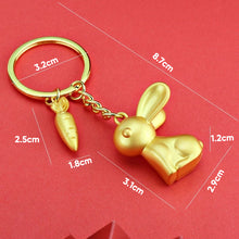 Laden Sie das Bild in den Galerie-Viewer, Karotte Kaninchen Schlüsselanhänger