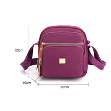 Laden Sie das Bild in den Galerie-Viewer, Lässige leichte Umhängetasche mit mehreren Taschen für Damen