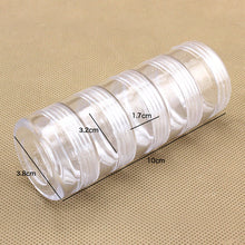 Laden Sie das Bild in den Galerie-Viewer, 5 Verbundene Transparente Versiegelte Flaschen