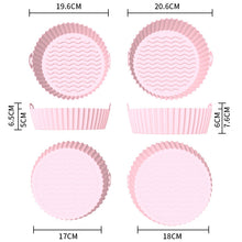 Laden Sie das Bild in den Galerie-Viewer, Faltbare Heißluftfritteuse Backblech aus Silikon