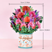 Laden Sie das Bild in den Galerie-Viewer, Papierblumen-Blumenstrauß-Gruß-Karten