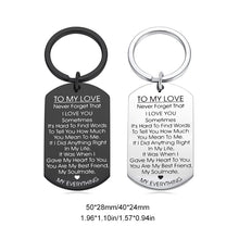 Laden Sie das Bild in den Galerie-Viewer, ZU MEINER LIEBE - Motivierender Schlüsselanhänger