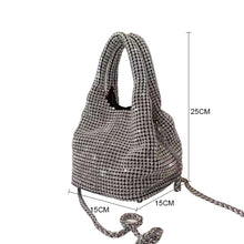 Laden Sie das Bild in den Galerie-Viewer, Glänzende Stilvolle Diamant-Handtasche