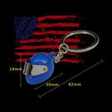 Laden Sie das Bild in den Galerie-Viewer, Motorradhelm Schlüsselanhänger aus Metall