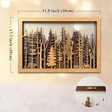 Laden Sie das Bild in den Galerie-Viewer, Wildtiere im Wald – handgefertigte Kunst