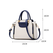 Laden Sie das Bild in den Galerie-Viewer, Modische Kontrast-Handtasche Aus PU-Leder