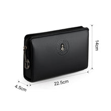 Laden Sie das Bild in den Galerie-Viewer, Diebstahlsichere Herrenhandtasche mit Zahlenschloss