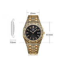 Laden Sie das Bild in den Galerie-Viewer, Wasserdichte klassische Quarzuhr für Herren