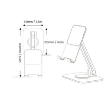 Laden Sie das Bild in den Galerie-Viewer, Deluxe faltbarer 360 ° drehbarer Telefonhalter