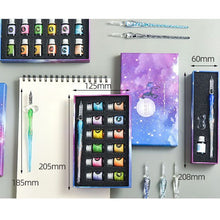 Laden Sie das Bild in den Galerie-Viewer, Sternenhimmel Glasstift-Tinten-Set