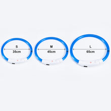 Laden Sie das Bild in den Galerie-Viewer, Wiederaufladbares Leuchtendes Halsband Für Haustiere
