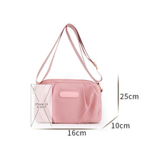 Laden Sie das Bild in den Galerie-Viewer, Einfarbige Plissierte Umhängetasche