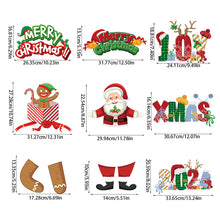 Laden Sie das Bild in den Galerie-Viewer, Weihnachtsfeier-Dekoration zum Aufhängen an der Tür
