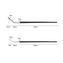 Laden Sie das Bild in den Galerie-Viewer, Abgewinkelte Wimperntuschebürste mit Wellenschliff