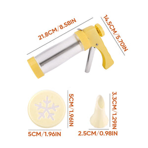 Kekspressen-Set aus Edelstahl