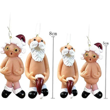 Laden Sie das Bild in den Galerie-Viewer, Weihnachtsmann Anhänger 2022 Neujahr Weihnachtsdekoration aus Harz