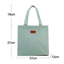 Laden Sie das Bild in den Galerie-Viewer, Einfarbige Einfache Leichte Handtasche Aus Oxford-Stoff