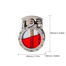Laden Sie das Bild in den Galerie-Viewer, Vintage Transparentes Kerosinfeuerzeug