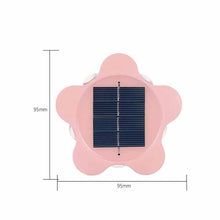 Laden Sie das Bild in den Galerie-Viewer, LED Solar Wandleuchte in Sternform