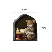 Laden Sie das Bild in den Galerie-Viewer, 3D Maus Wandtattoo Aufkleber