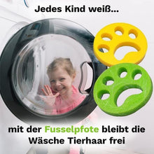 Laden Sie das Bild in den Galerie-Viewer, Tierhaare beim Waschen und Trocknen entfernen