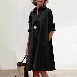 Locker geschnittenes Hemdkleid