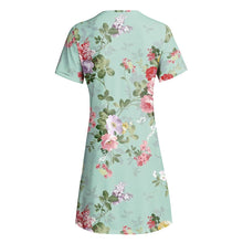 Laden Sie das Bild in den Galerie-Viewer, Damen Sommerkleid mit Print