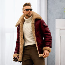 Laden Sie das Bild in den Galerie-Viewer, Herren Dicke Mittellange Jacke