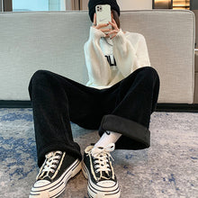 Laden Sie das Bild in den Galerie-Viewer, Lässige hose mit weitem bein und hoher taille