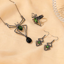 Laden Sie das Bild in den Galerie-Viewer, Halloween Edelstein Spinnenschmuck