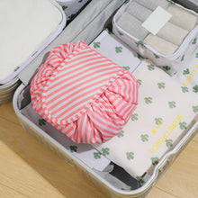 Laden Sie das Bild in den Galerie-Viewer, Tragbare Kosmetiktasche/Aufbewahrungstasche mit Kordelzug