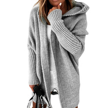 Laden Sie das Bild in den Galerie-Viewer, Lange weiche Damen Strickjacke