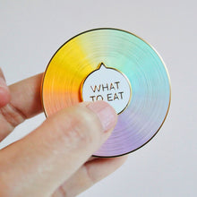 Laden Sie das Bild in den Galerie-Viewer, Was zu essen Emaille Pin