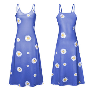 Kleid mit Gänseblümchen-Print