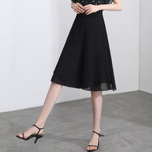Laden Sie das Bild in den Galerie-Viewer, Damen Sommerhose aus Chiffon mit weitem Bein