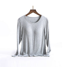 Laden Sie das Bild in den Galerie-Viewer, Damen Thermo Langarm-Shirt mit Brustpolster