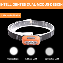 Laden Sie das Bild in den Galerie-Viewer, Wasserdichte LED Stirnlampe