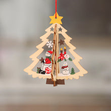 Laden Sie das Bild in den Galerie-Viewer, Weihnachten Anhänger aus Holz