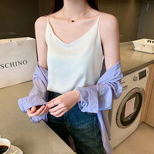 Laden Sie das Bild in den Galerie-Viewer, Damen sexy elegante modische fließende Seidenweste