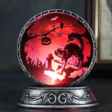 Laden Sie das Bild in den Galerie-Viewer, Halloween Thema Acryl Retro Farbverlaufslampe