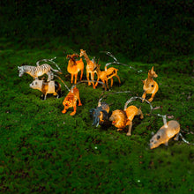 Laden Sie das Bild in den Galerie-Viewer, LED Emaille Dinosaurier Kinderzimmer Dekorative Lichterkette