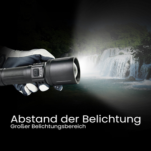 Ultrahelle Wasserdichte Taschenlampe für den Außenbereich