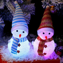 Laden Sie das Bild in den Galerie-Viewer, LED-Nachtlicht des Weihnachtsschneemanns
