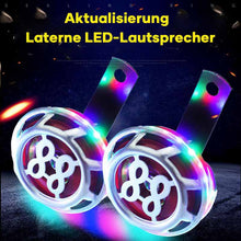 Laden Sie das Bild in den Galerie-Viewer, Pfeifenhorn Mit Farbigem LED-Licht Für Motorrad