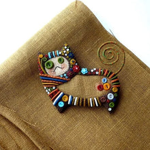 Laden Sie das Bild in den Galerie-Viewer, Süße Kätzchen Brosche