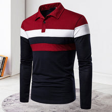 Laden Sie das Bild in den Galerie-Viewer, Kontrast-Poloshirt für Herren