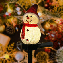 Laden Sie das Bild in den Galerie-Viewer, Super süße wasserdichte Solarenergie Schneemann Lampe